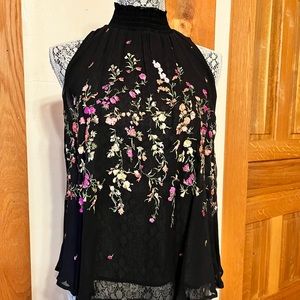 Anthropologie sleeveless embroidered top.   New with tags.  Size S